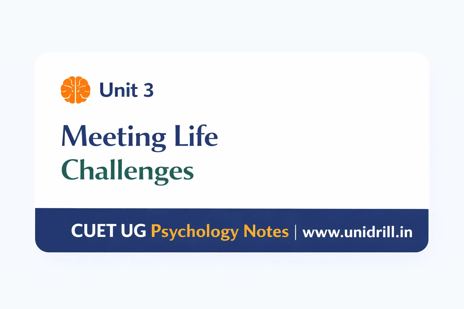 PSYCHOLOGY CUET