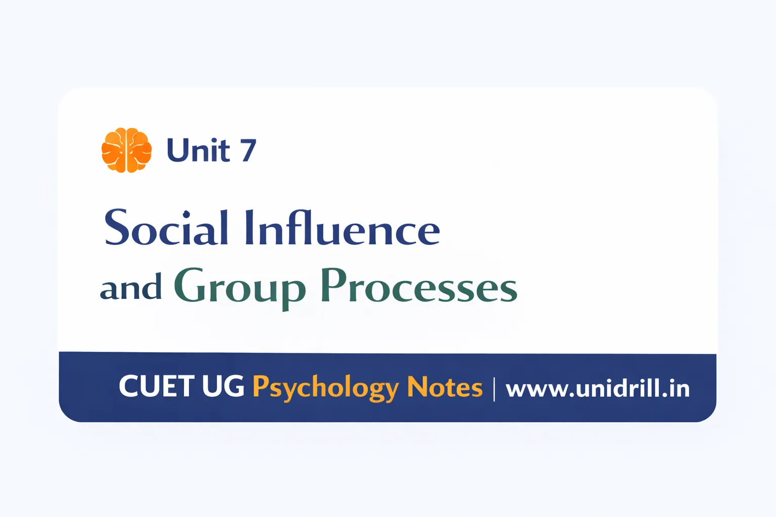 PSYCHOLOGY CUET